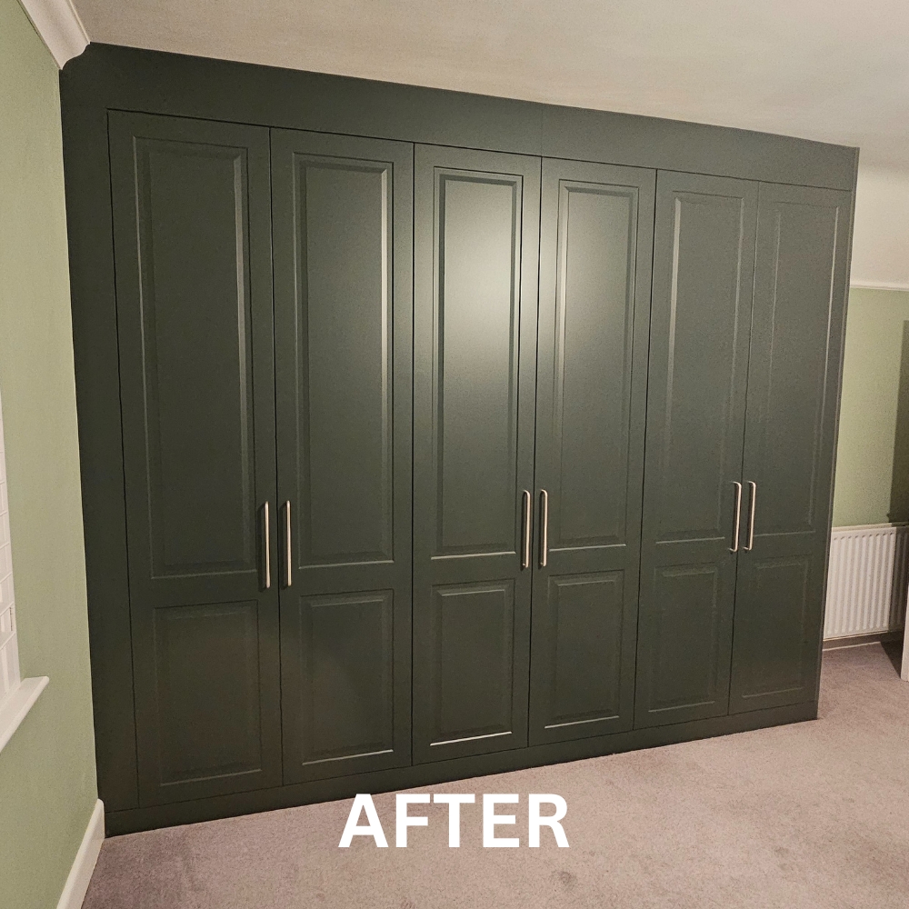 Bespoke wardrobe upgrade to wardrobe in Lilliput by RW Carpentry