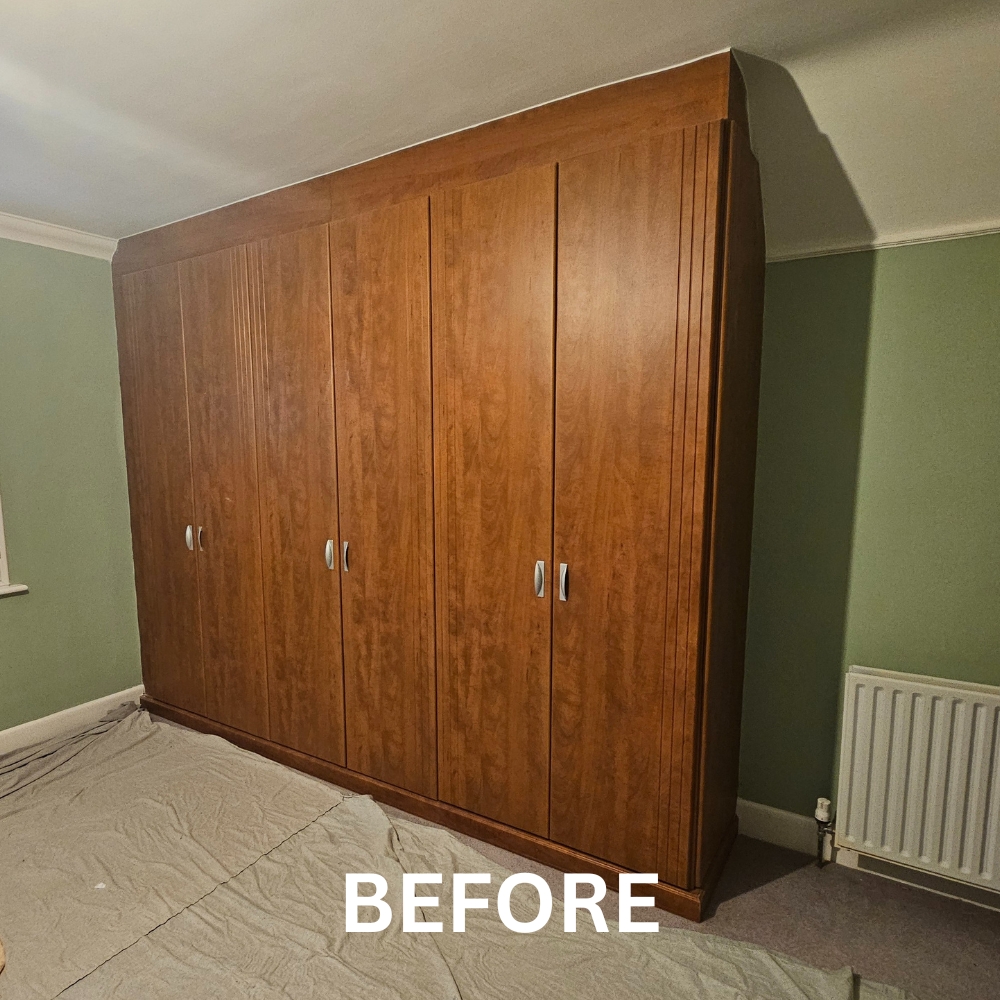 Before image of bedroom wardrobe in Lilliput by RW Carpentry