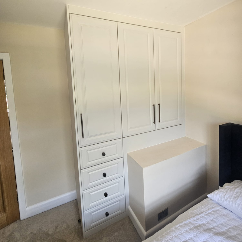 Fitted wardrobe installed in Corfe Mullen by RW Carpentry